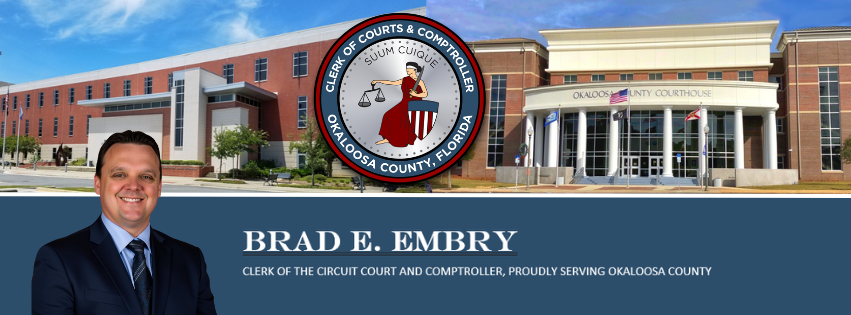 Brad E Embry Okaloosa County Clerk Records Search - Logo